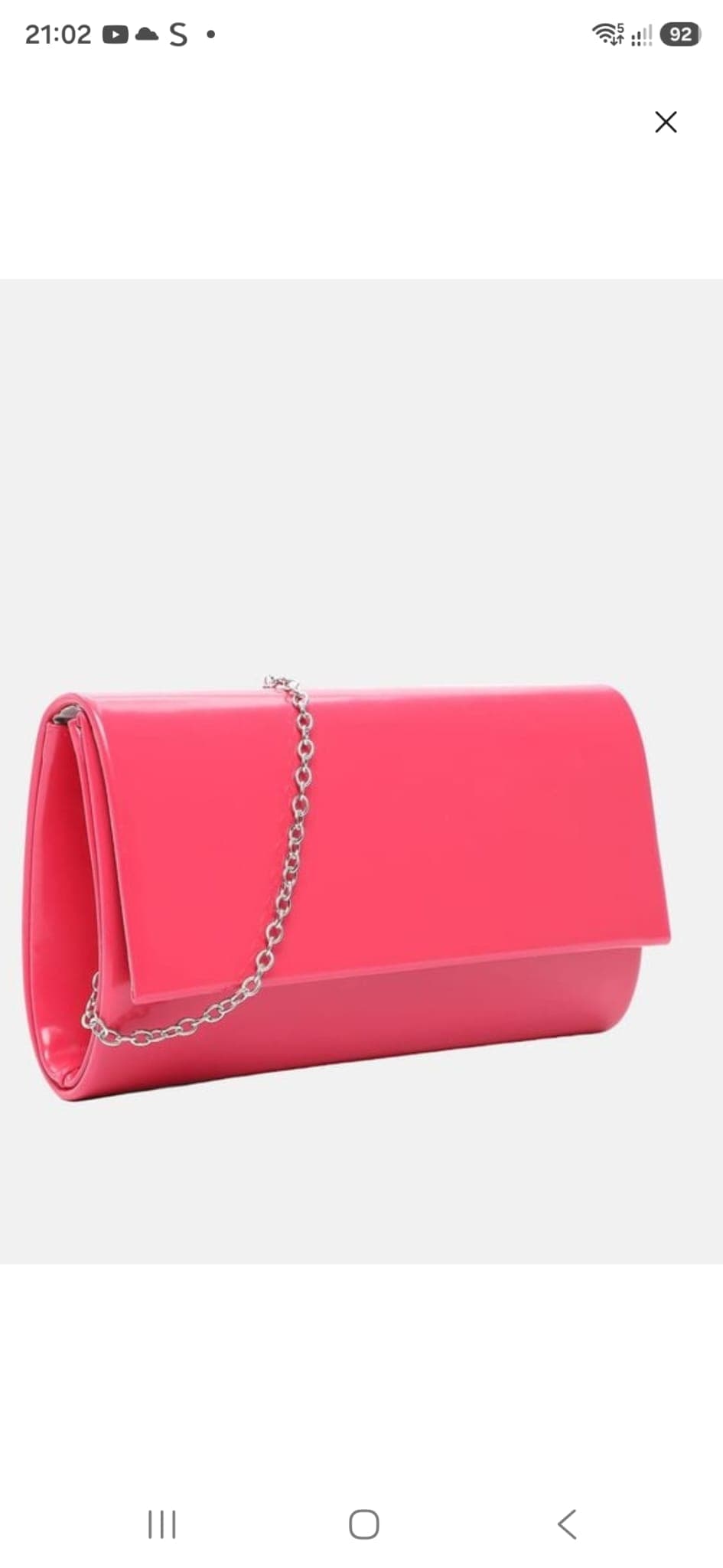 Amalia Clutch — Fuchsia