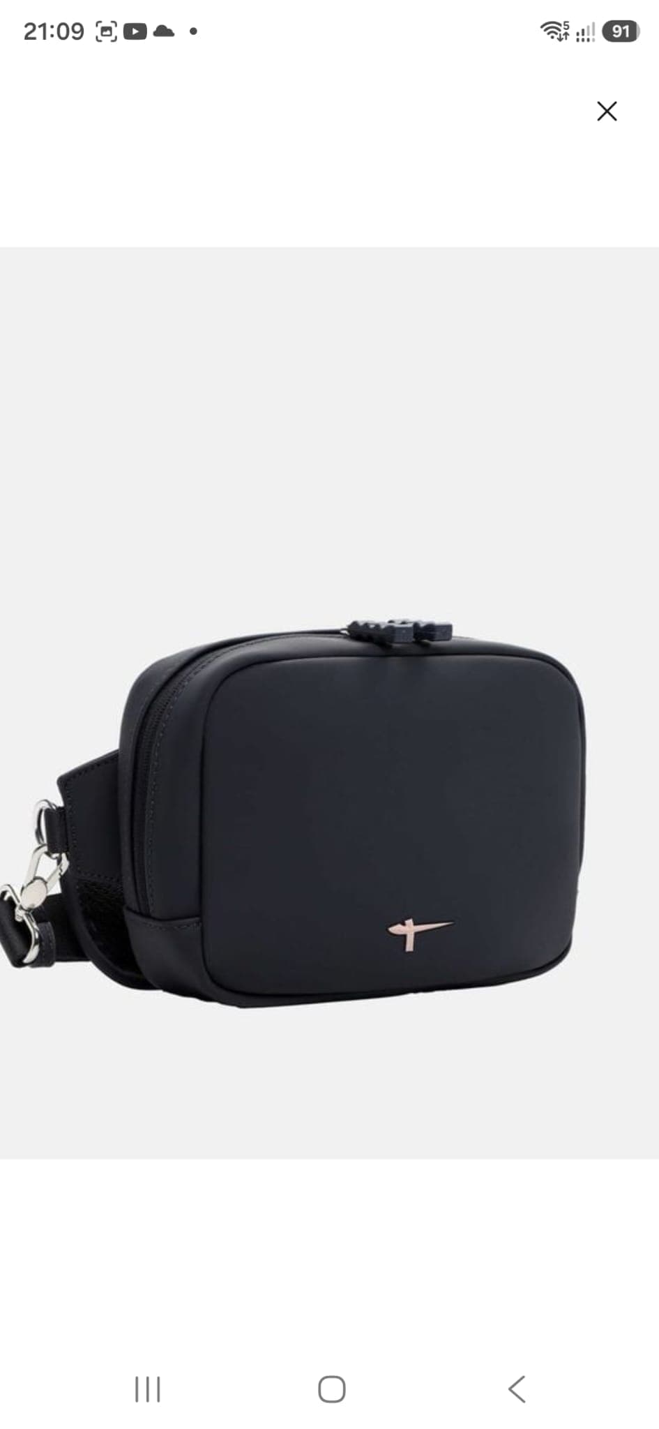 Gracie Crossbody Bag — Black